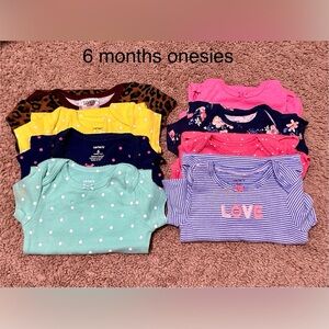 Carter's Colorful Baby Onesies Set
